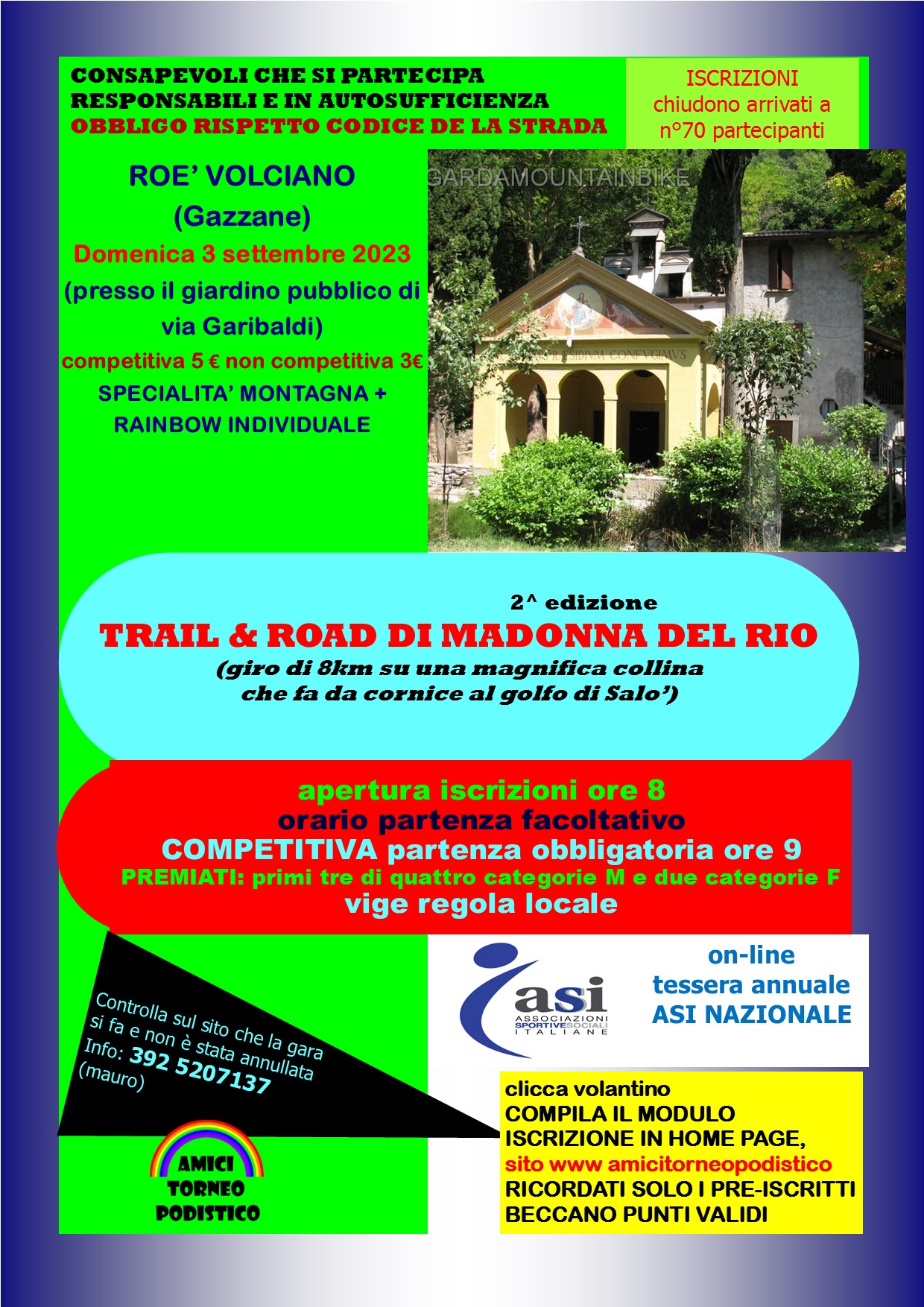 locandina madonna del rio 2023